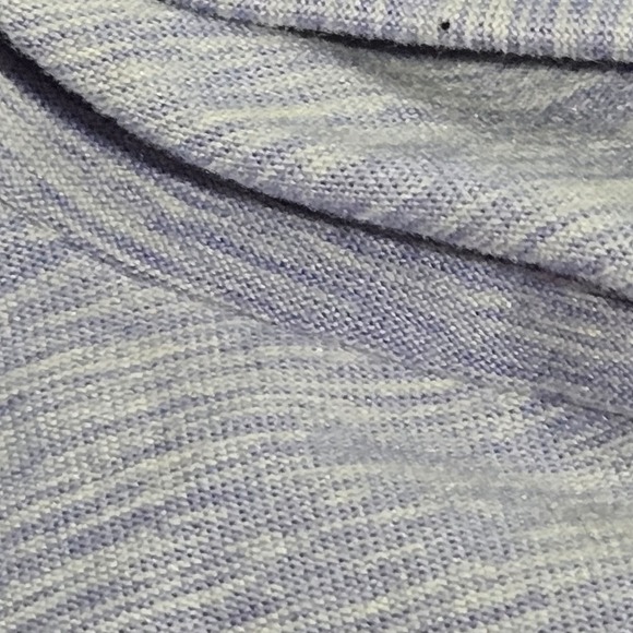 Hanna Andersson Girls Blue Space Dye Hooded Active Dress Thumbholes Size 8 130cm - Picture 7 of 8